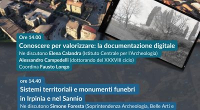 “Sistemi territoriali e monumenti funebri in Irpinia e nel Sannio” – L’intervento del funzionario archeologo Simone Foresta